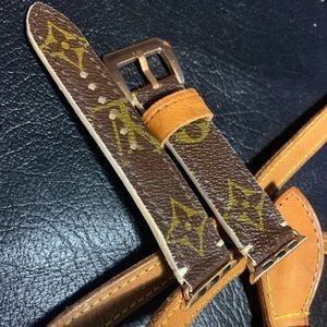 Repurposed Louis Vuitton iWatch strap 38 & 40mm